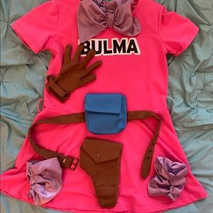 Dragon ball Bulma cosplay outfit! 🐉 🐲☄️🧤👚